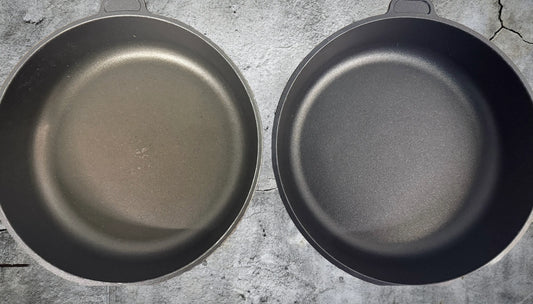 Wiederbeschichtung Alupfanne 16 cm - 32 cm Eintracht-Pfannen